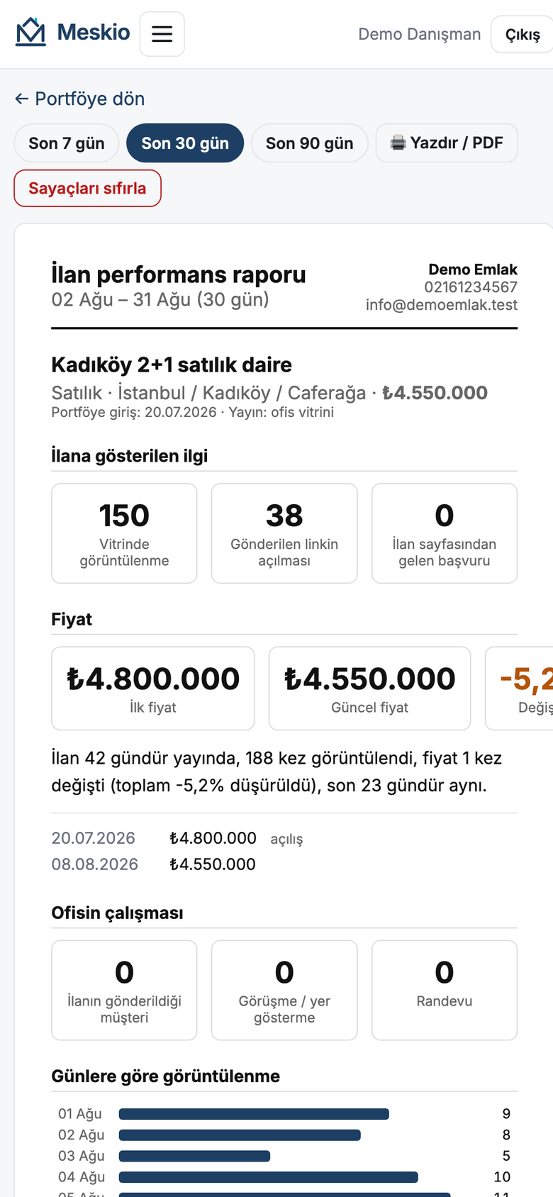Aynı ekran telefonda